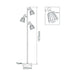 Buy Floor Lamps Australia Ashley Floor Lamp 3 Lights Black Metal - 22517