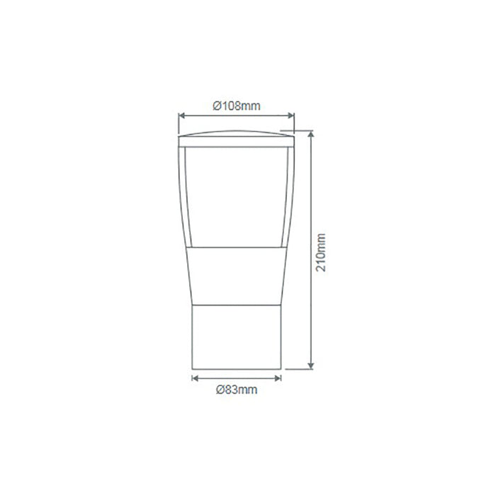 Buy Post Tops Australia BL-200 Post Top Green Aluminium - 10709