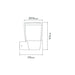 Buy Exterior Wall Lights Australia Casa Exterior Wall Light Dark Grey Aluminium - 10717