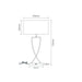 Buy Table Lamps Australia Giana Table Lamp Satin Chrome - 22543