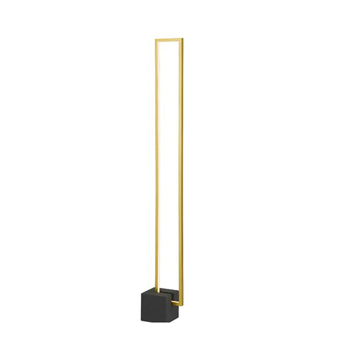 Buy Floor Lamps Australia Modric Floor Lamp Black Silicon Gold Iron - MODRIC FL-BKGD