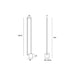 Buy Floor Lamps Australia Modric Floor Lamp Black Silicon Grey Iron - MODRIC FL-GY