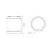 Buy Surface Mounted Downlights Australia Neo-Pro Surface Mounted Downlight 13W Black Aluminium 3CCT - 20890