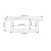 Buy Strip Light Profiles Australia Nova Recessed Strip Light Profile Aluminium - 22430