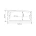 Buy Strip Light Profiles Australia Nova Surface Mounted Strip Light Profile Aluminium - 22434