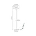 Buy Floor Lamps Australia Allegra Floor Lamp White Metal - 22708