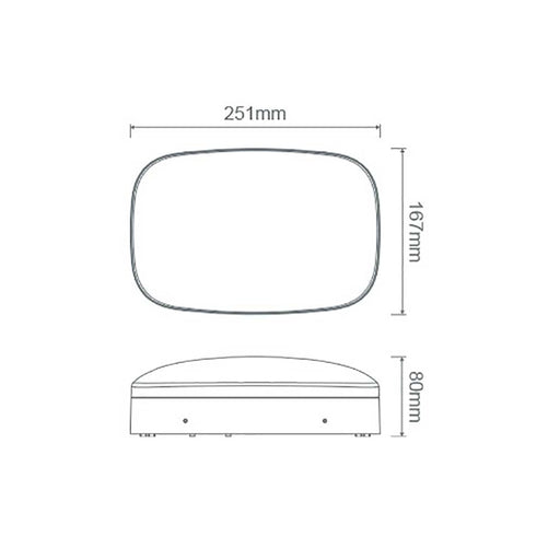 Buy Exterior Wall Lights Australia Zelda Exterior Wall Light White Aluminium 3CCT - 22669