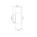 Buy Up / Down Wall Lights Australia Shadow Up & Down Wall 2 Lights Solid Copper 3CCT - 49029