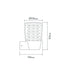 Buy Exterior Wall Lights Australia Casa Exterior Wall Light Dark Grey Aluminium - 10751