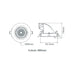 Buy Recessed LED Downlights Australia Scoop Recessed LED Downlight 13W White Aluminium 3CCT / DALI - 20469