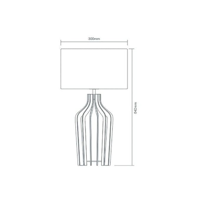 Buy Table Lamps Australia Sands Table Lamp Natural Plywood - 22750