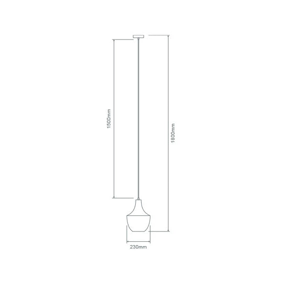 Buy Pendant Lights Australia Sail Pendant Light W230mm Black Clear Glass - 22753