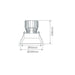 Buy Recessed LED Downlights Australia Cell DT90 Recessed LED Downlight 17W White 5000K - 21710