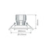 Buy Recessed LED Downlights Australia Cell T90 Recessed LED Downlight 17W White 5000K - 21712