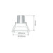 Buy Recessed LED Downlights Australia Cell DT90 Recessed LED Downlight W100mm 9W White 5CCT - 21674