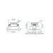 Buy Recessed LED Downlights Australia Pico Recessed LED Downlight W50mm 3W White 3CCT - 21578
