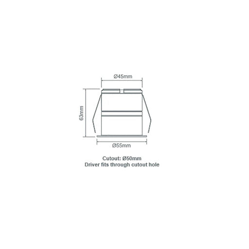 Buy Recessed LED Downlights Australia Pico Recessed LED Downlight W55mm 7W Black 3CCT - 21581