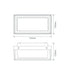 Buy Exterior Wall Lights Australia Claro Rectangle Exterior Wall Light Dark Grey Aluminium - 19891