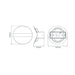 Buy Wall Sconce Australia Deens Up & Down Wall Light Black Aluminium 3CCT - 22679