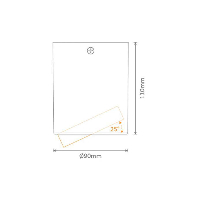 Buy Surface Mounted Downlights Australia Neo Surface Mounted Downlight 10W Black Aluminium 3CCT - 21294