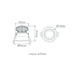 Buy Recessed LED Downlights Australia Deep Recessed Downlight 10W White Aluminium 3CCT - 21730