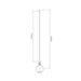 Buy Pendant Lights Australia Hoist Pendant Light W240mm Clear Glass - 22731