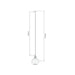 Buy Pendant Lights Australia Hoist Pendant Light W240mm Amber Glass - 22733