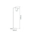 Buy Floor Lamps Australia Marisol Floor Lamp Antique Brass Metal White Marble - 22523