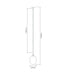 Buy Pendant Lights Australia Flaunt Pendant Light Satin Chrome Metal Clear Glass - 22744