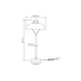 Buy Table Lamps Australia Forge Table Lamp Silver Metal - 22712