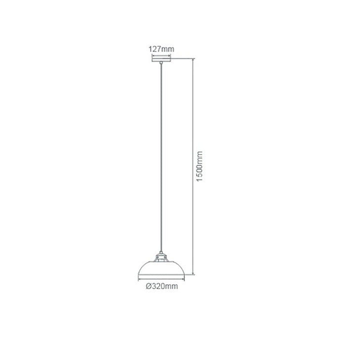 Buy Pendant Lights Australia Forge Pendant Light Silver Metal - 22711