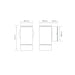 Buy Exterior Wall Lights Australia Elite Exterior Wall Light 6W Aluminium 3CCT - 19141