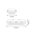 Buy Emergency LED Battens Australia Hydro Emergency LED Batten L653mm White 3CCT - 66020