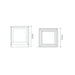 Buy Pillar & Pedestal Lights Australia Pilla Cubed Pillar Light White - 10994
