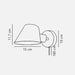 Buy Wall Sconce Australia Stay Wall Sconce Black Aluminium - 2220381003