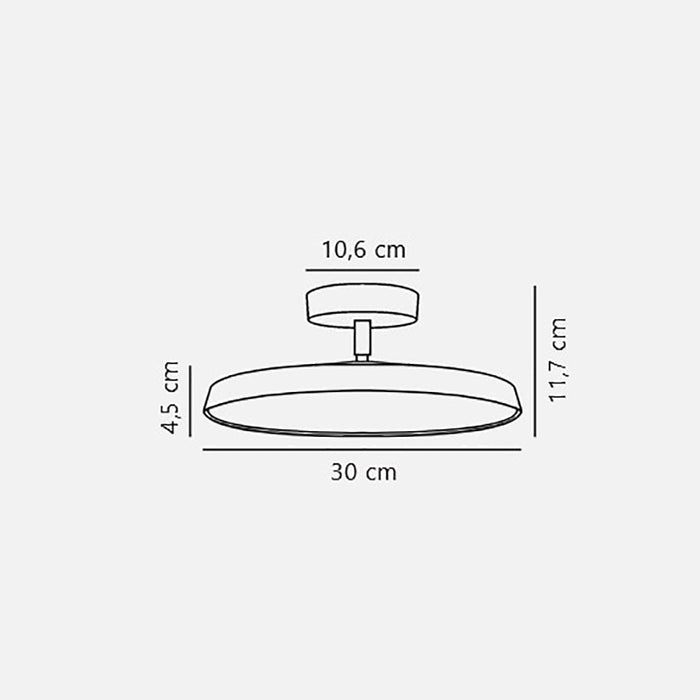 Buy Flush Mount Lights Australia Kaito Adjustable Flush Mount Light W300mm White Metal 3000K - 2220516001