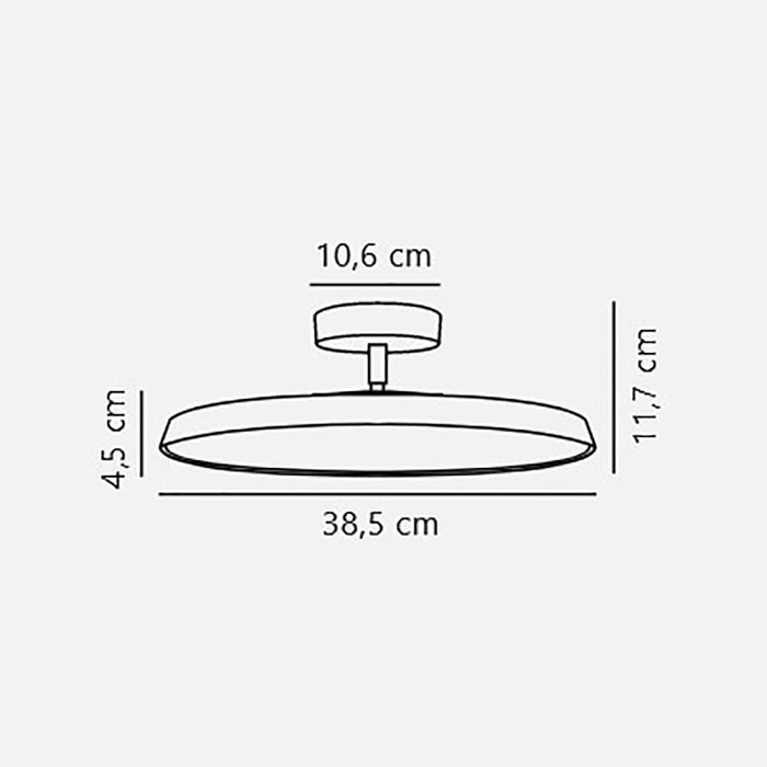 Buy Flush Mount Lights Australia Kaito Adjustable Flush Mount Light W385mm White Metal 3000K - 2220526001