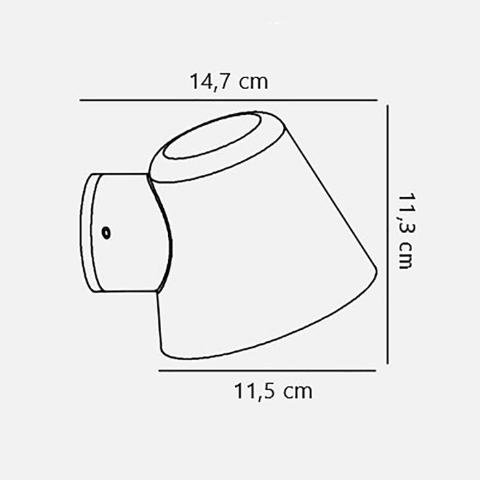 Buy Exterior Wall Lights Australia Aleria Exterior Wall Light White Metal - 2019131001