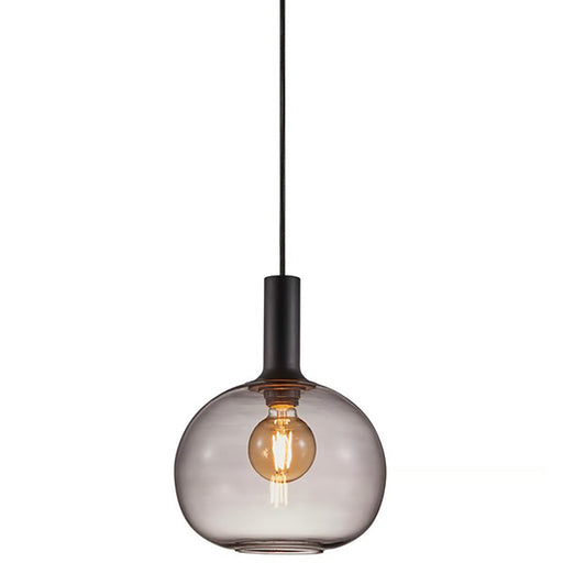Buy Pendant Lights Australia Alton Pendant Light W250mm Black / Smoked Glass - 47313047