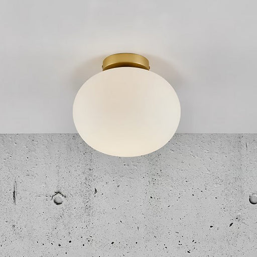 Buy Flush Mount Lights Australia Alton Flush Mount Light Brass / Opal White Glass - 2010506001
