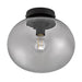 Buy Flush Mount Lights Australia Alton Flush Mount Light Black / Smoked Glass - 2010506047