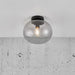 Buy Flush Mount Lights Australia Alton Flush Mount Light Black / Smoked Glass - 2010506047