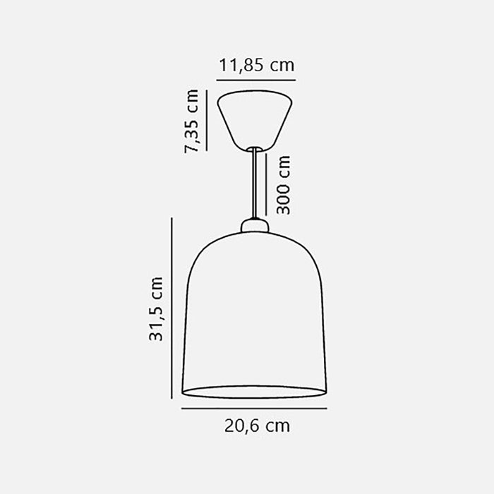 Buy Pendant Lights Australia Angle Pendant Light Telegrey Metal - 2020673001