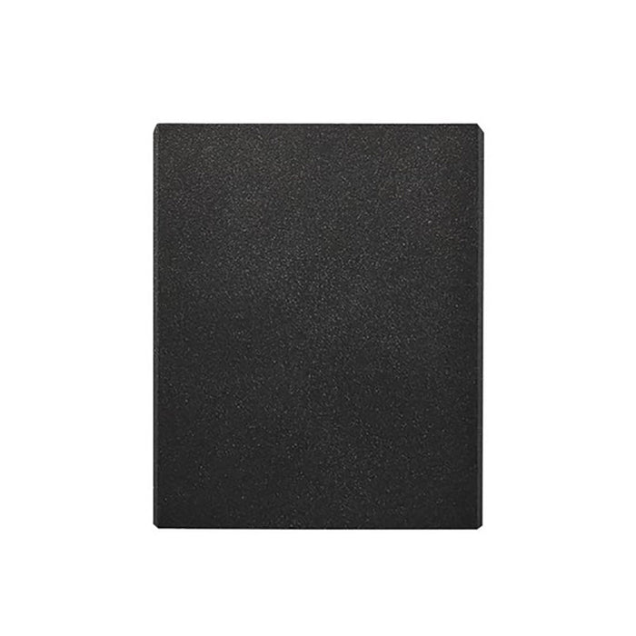 Buy Up / Down Wall Lights Australia Canto Square Up & Down Wall 2 Lights Black Aluminium 3000K - 49711003