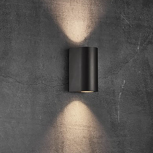Buy Up / Down Wall Lights Australia Canto Up & Down Wall 2 Lights Black Aluminium - 49721003