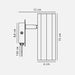 Buy Wall Sconce Australia Alanis Wall Sconce Black Metal - 2213441003