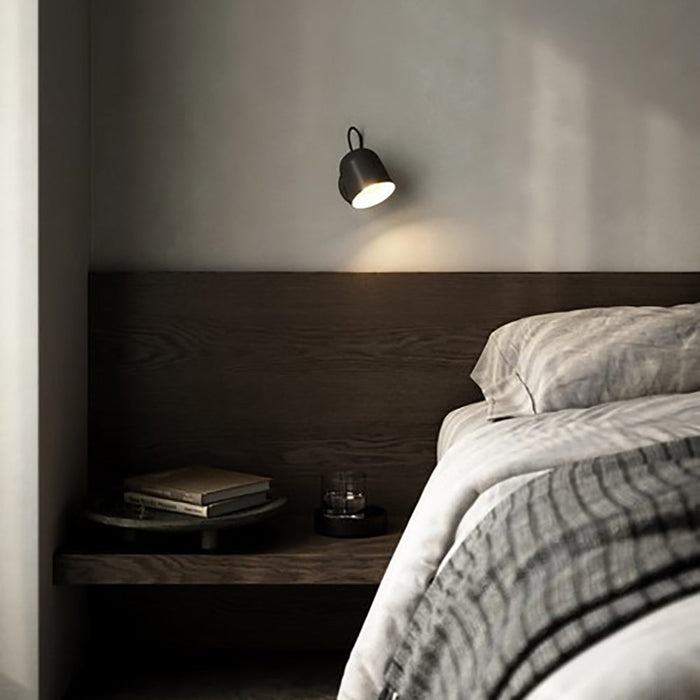 Buy Bedside Reading Lights Australia Angle Bedside Reading Light Black Metal - 2120601003