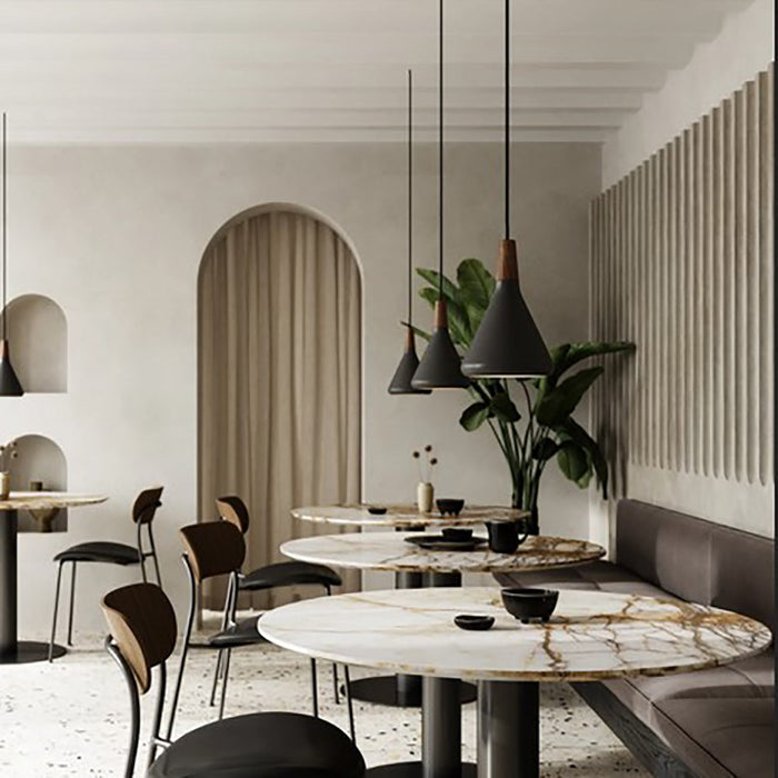 Buy Pendant Lights Australia Nori Pendant Light W180mm Black Metal - 2120803003