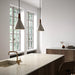Buy Pendant Lights Australia Nori Pendant Light W180mm Brushed Steel Metal - 2120803032