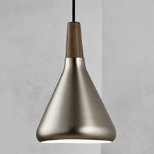 Buy Pendant Lights Australia Nori Pendant Light W180mm Brushed Steel Metal - 2120803032